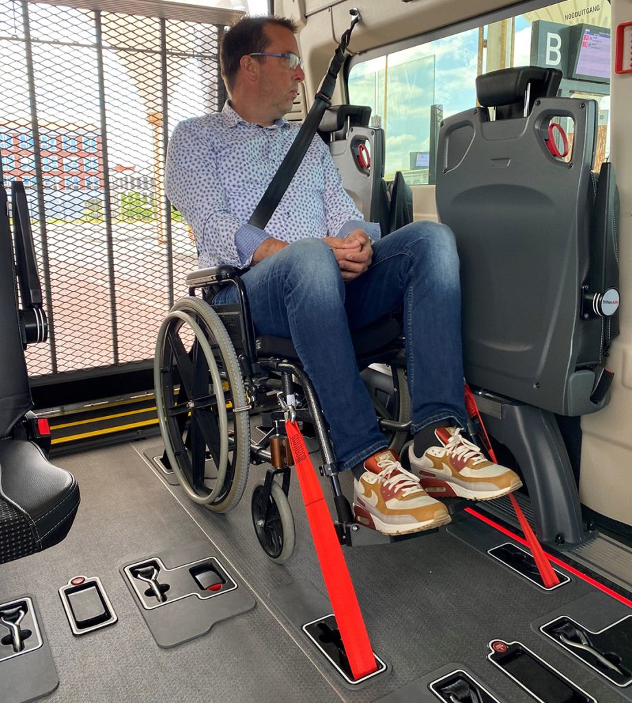 Tribus wheelchair safety developed with Holmbergs