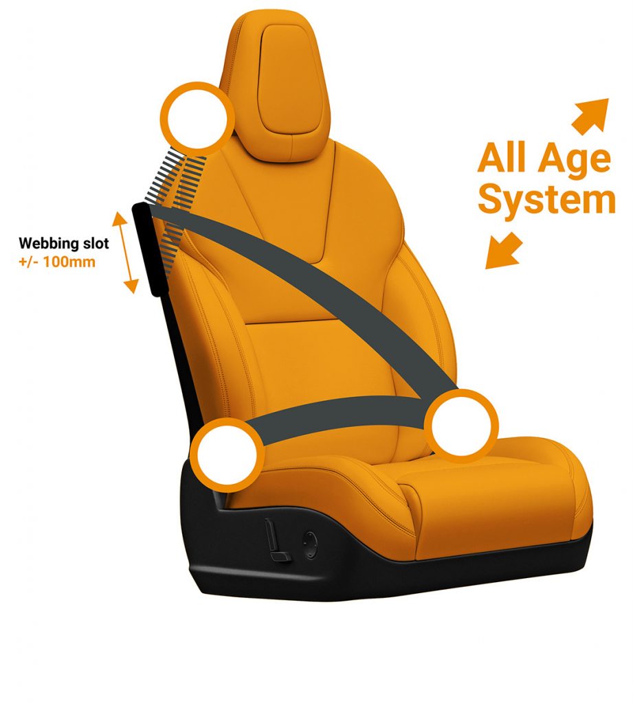 Seat belt all age system